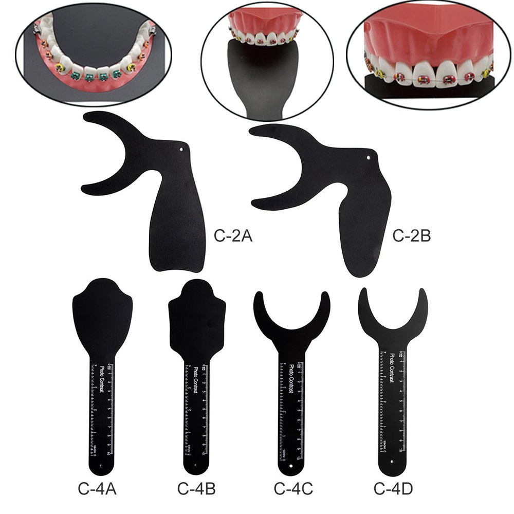 Orthodontic Oral Cheek Contrast Dental Photo Contrast Kit Dental Black Contrast