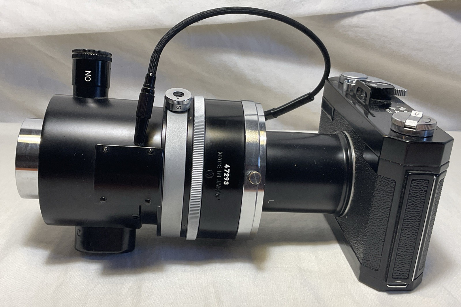 Nikon, Microflex, Adapter, EFM, with, M-35 camera, Nikon M-35 With EFM Microflex