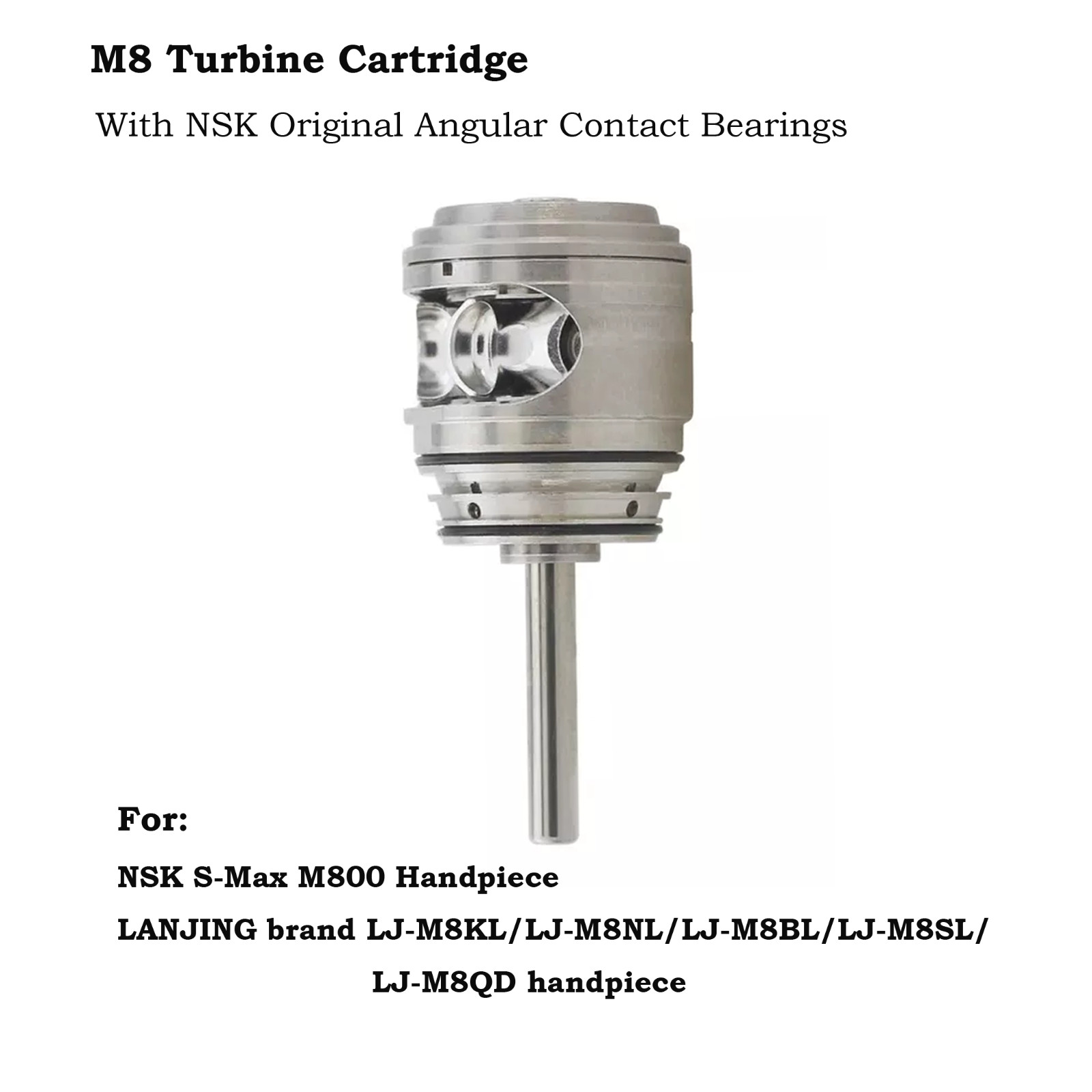Dental High Speed Handpiece Midwest 4 Hole Titanium Air Turbine Push Button
