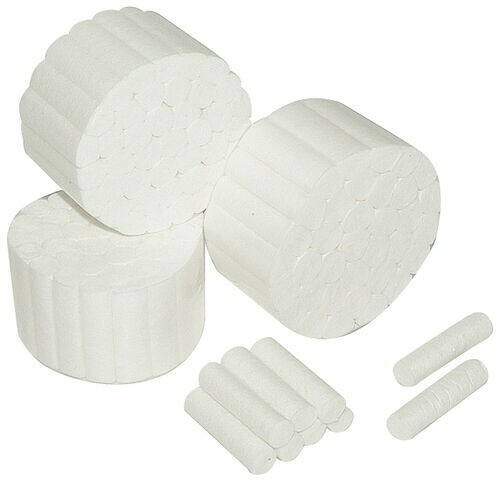 Dental Cotton Rolls, 500 pieces – Pure White, High Absorbency (US SELLER)