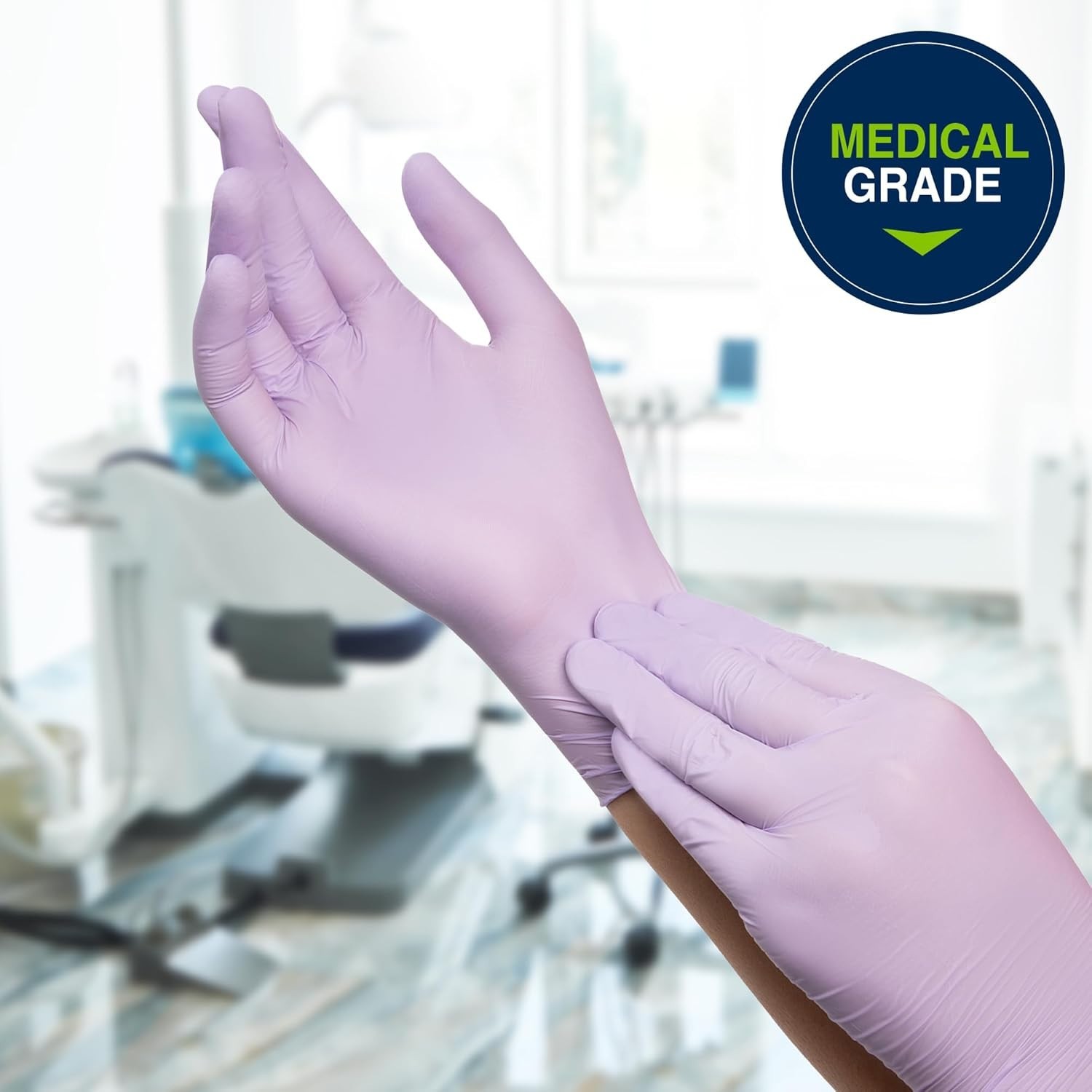 Halyard 52820 Lavender Nitrile Powder-Free Exam X-Large 52820 *2 Boxes*