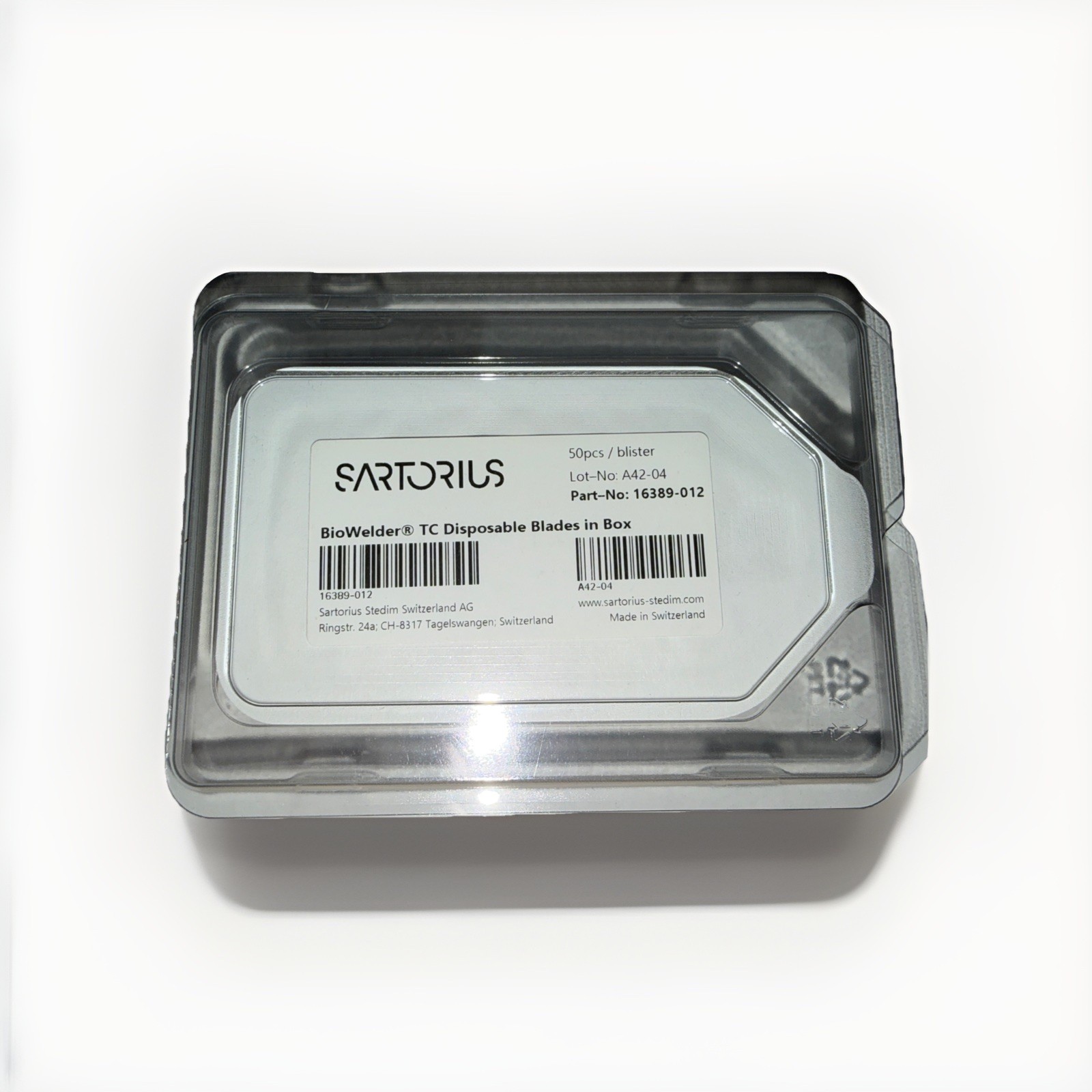 Sartorius Biowelder TC Disposable Blades 16389-012 50/Box New OEM Sealed