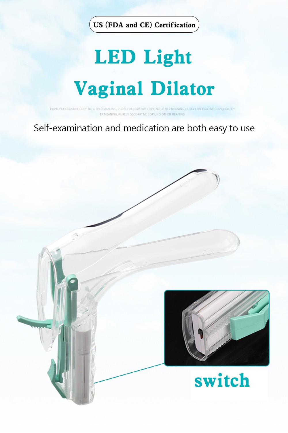 LED Vaginal Speculum Lighted Expander with Illumination🌟