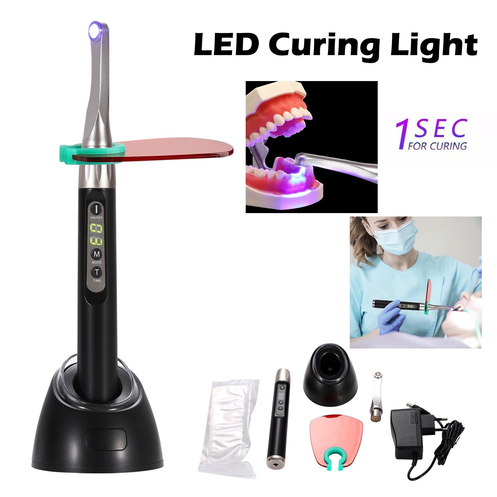 Fit Woodpecker Dental iLed Max 1 Second Curing Light LED Curing Lamp 2500mw/cm²
