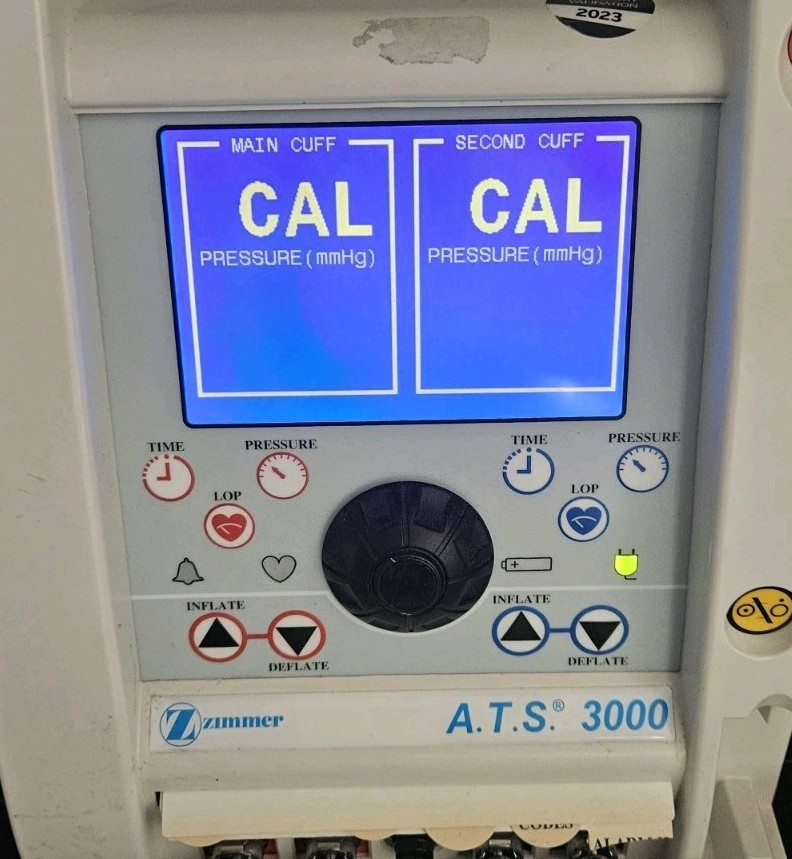 Zimmer ATS 3000 Automatic Tourniquet System A.T.S 3000