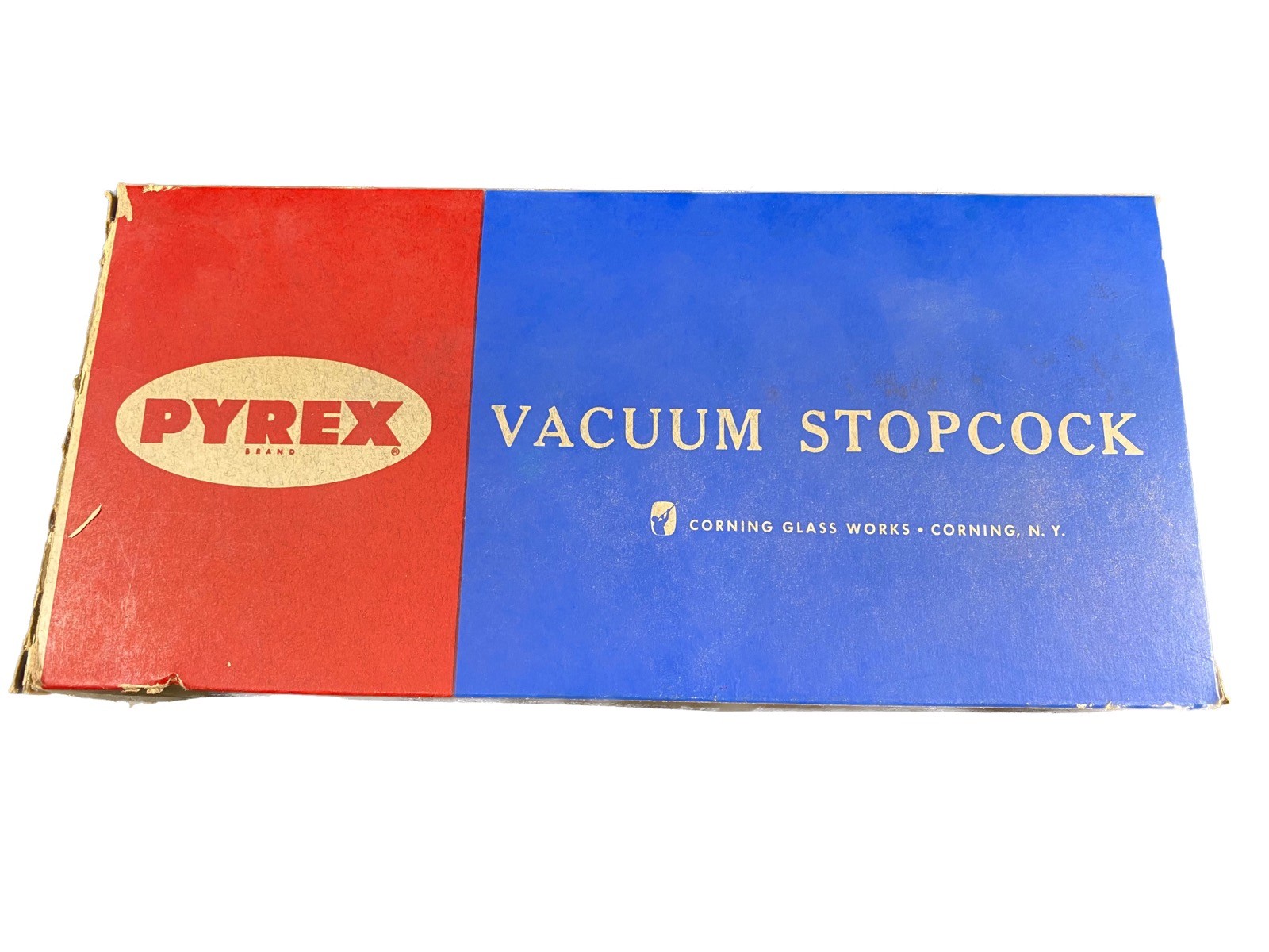 PYREX High Vacuum Stopcock Straight 6mm Bore Hollow 290mm Length 12mm O.D. 96400