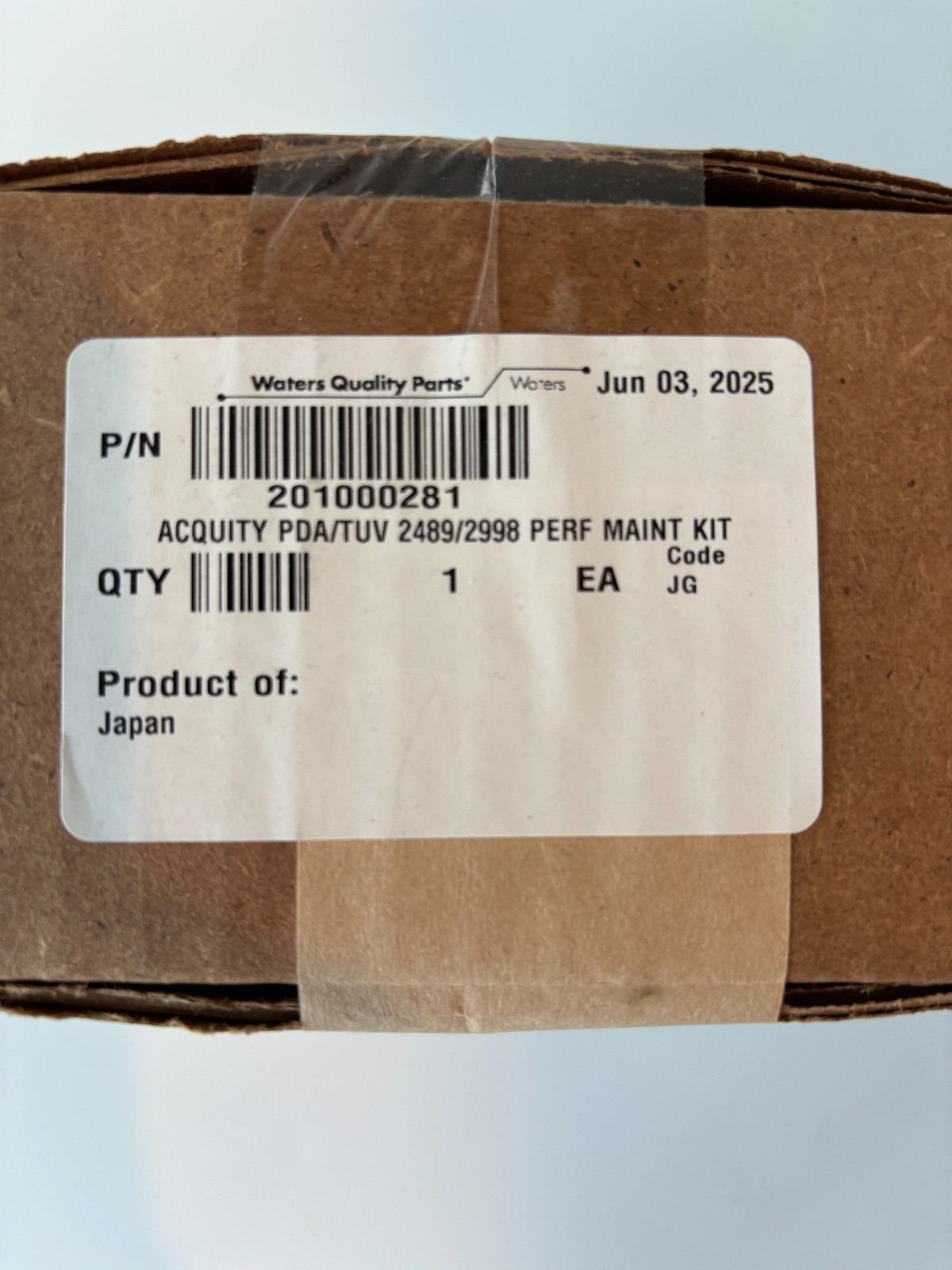 NEW- WATERS 201000281 PM Kit for ACQUITY PDA TUV 2489 2998 LAMP