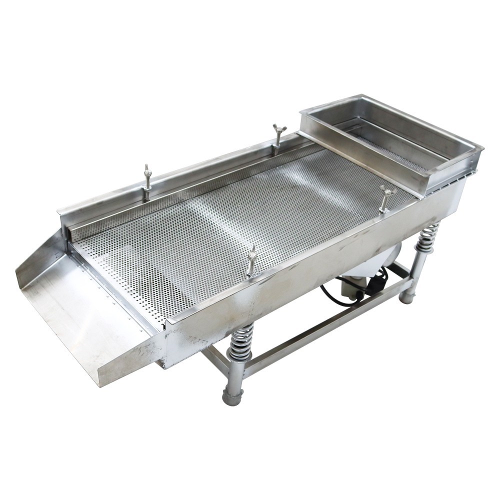 Open Box！Single Layer 3mm Linear Vibrating Screen Sieve Machine Industry Shaker