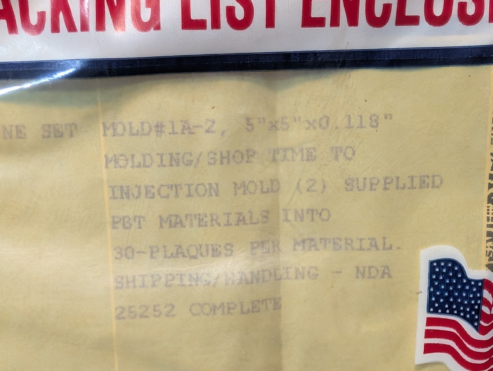 Box of 26 Standard Plaque 1A-2 Injection Molded 5″x5″x0.118″ PBT Lab Test Panels