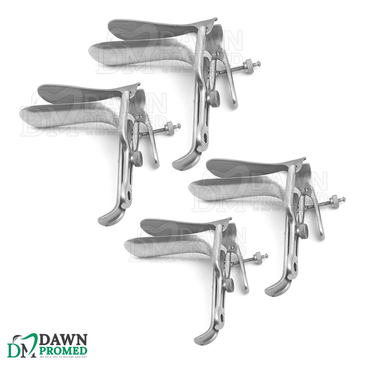 Graves Vaginal Speculum 4 Pcs Set OB/GYN Pelvic Exam Surgical Inst German Grade