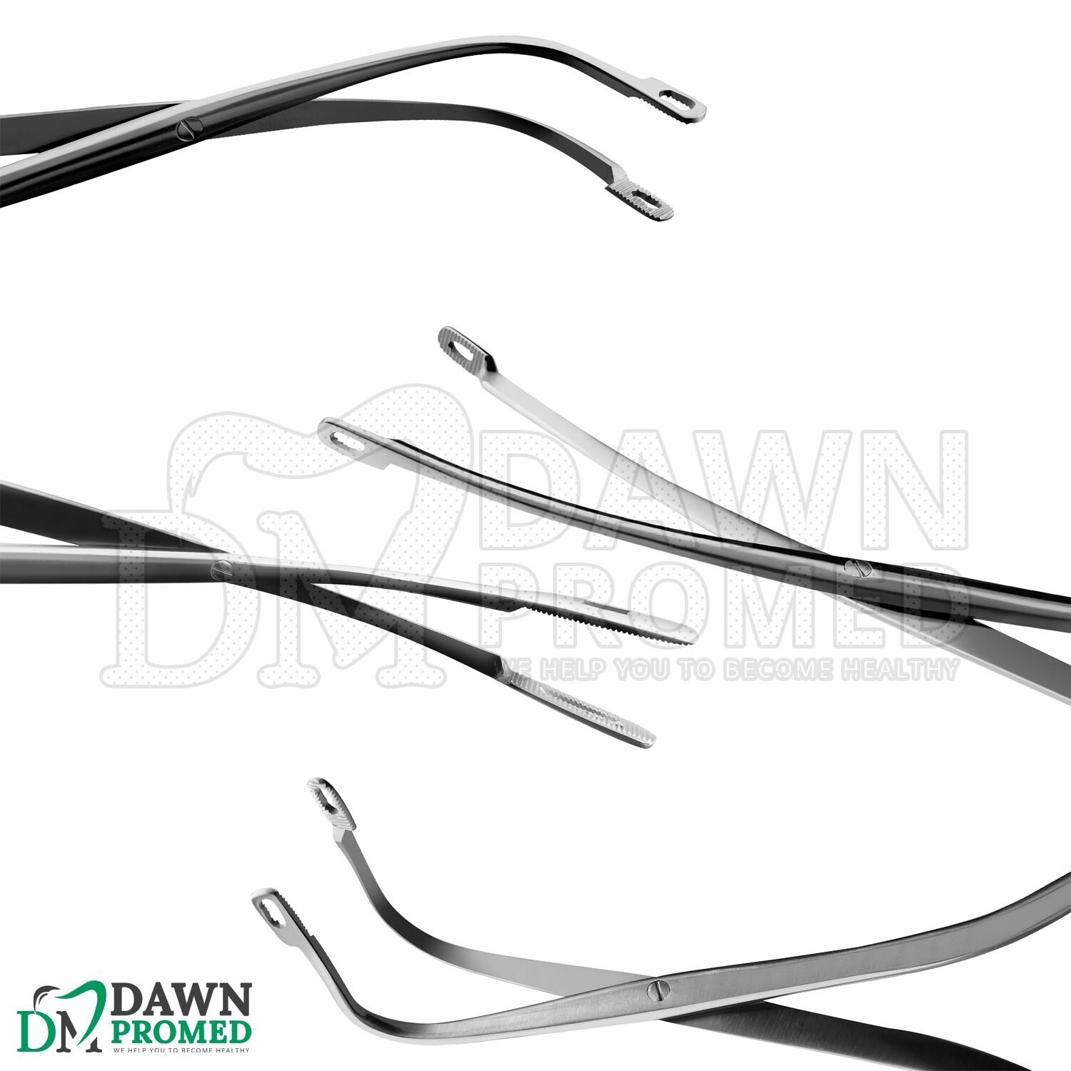 4 Pcs Set Randall Kidney Stone Forceps Surgical & Veterinary Inst German Grade