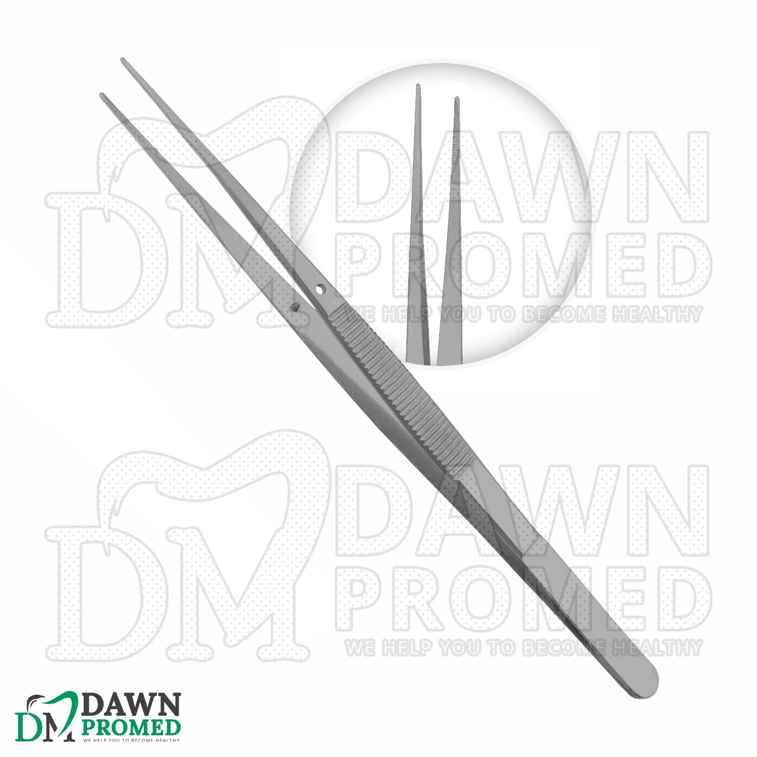 6 Pcs Splinter Forceps Fine Point Tweezer Surgical Instruments Set German Grade