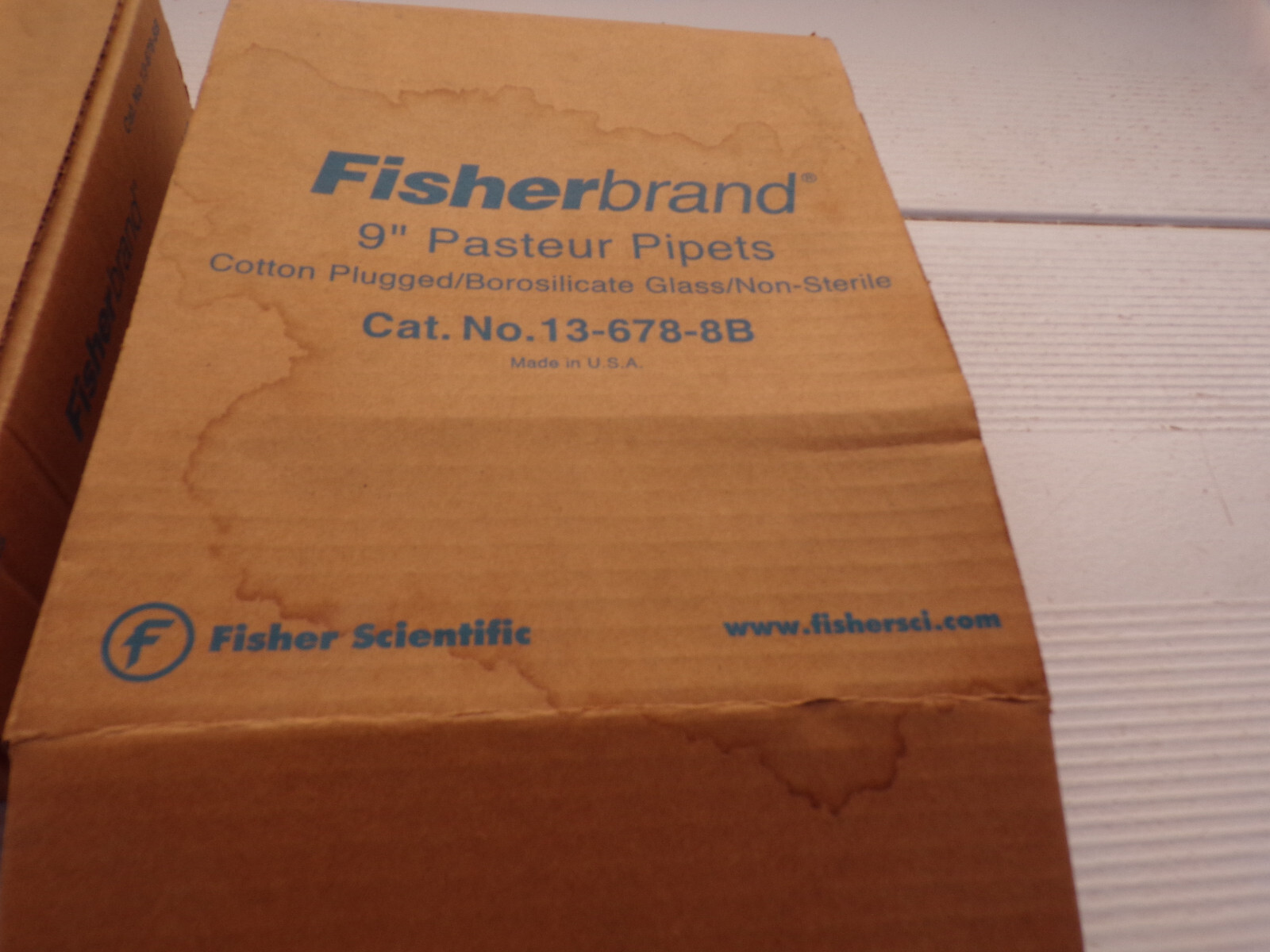 Lot Fisherbrand 9”Pasteur Pipets cotton plugged Borosilicate glass None-Sterile