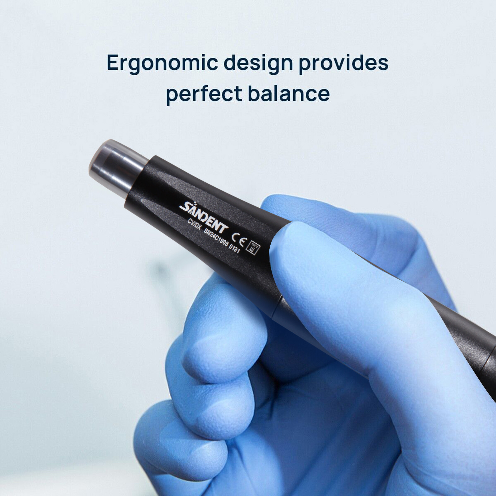 Dental Hygiene Prophy Handpiece 360° Swivel 4:1 Nose Cone Air Motor 4Holes USPS