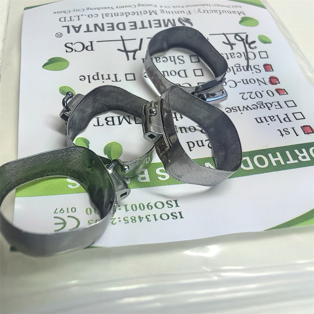 50Bags Dental Orthodontic Bands&Buccal Tube 1st Molar Roth.022 U1/L1 30-44#+