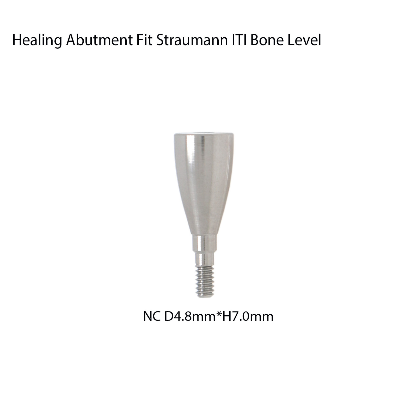 Dental NC Healing Abutment Healing Closure Caps Fits Straumann ITI Bone Level