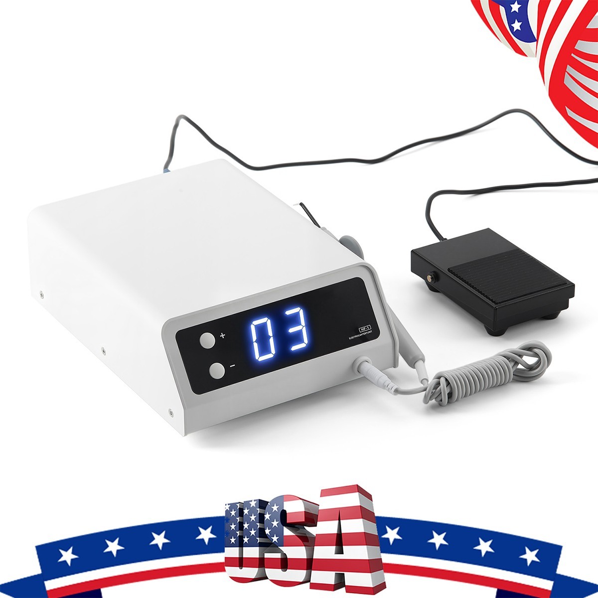 Electro Electrosurgery Unit Machine High Frequency Electric 9pcs Knife Dental