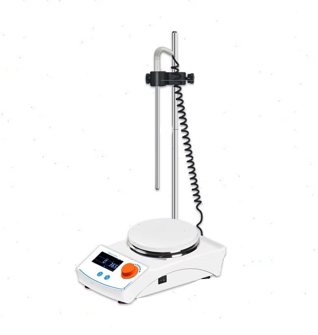 Hot Plate Magnetic Stirrer With Temperature Probe Max Capacity 20L 100-2000rpm