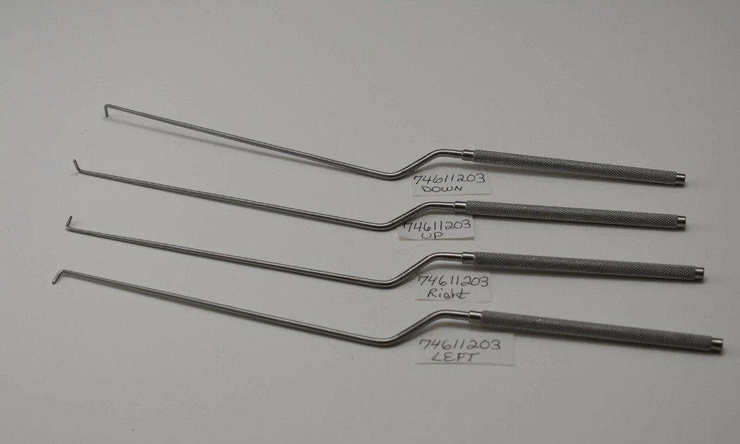 SET OF 4 PCS KONIG BAYONET NERVE HOOK 6″ (LEFT+RIGHT+UP+DOWN )