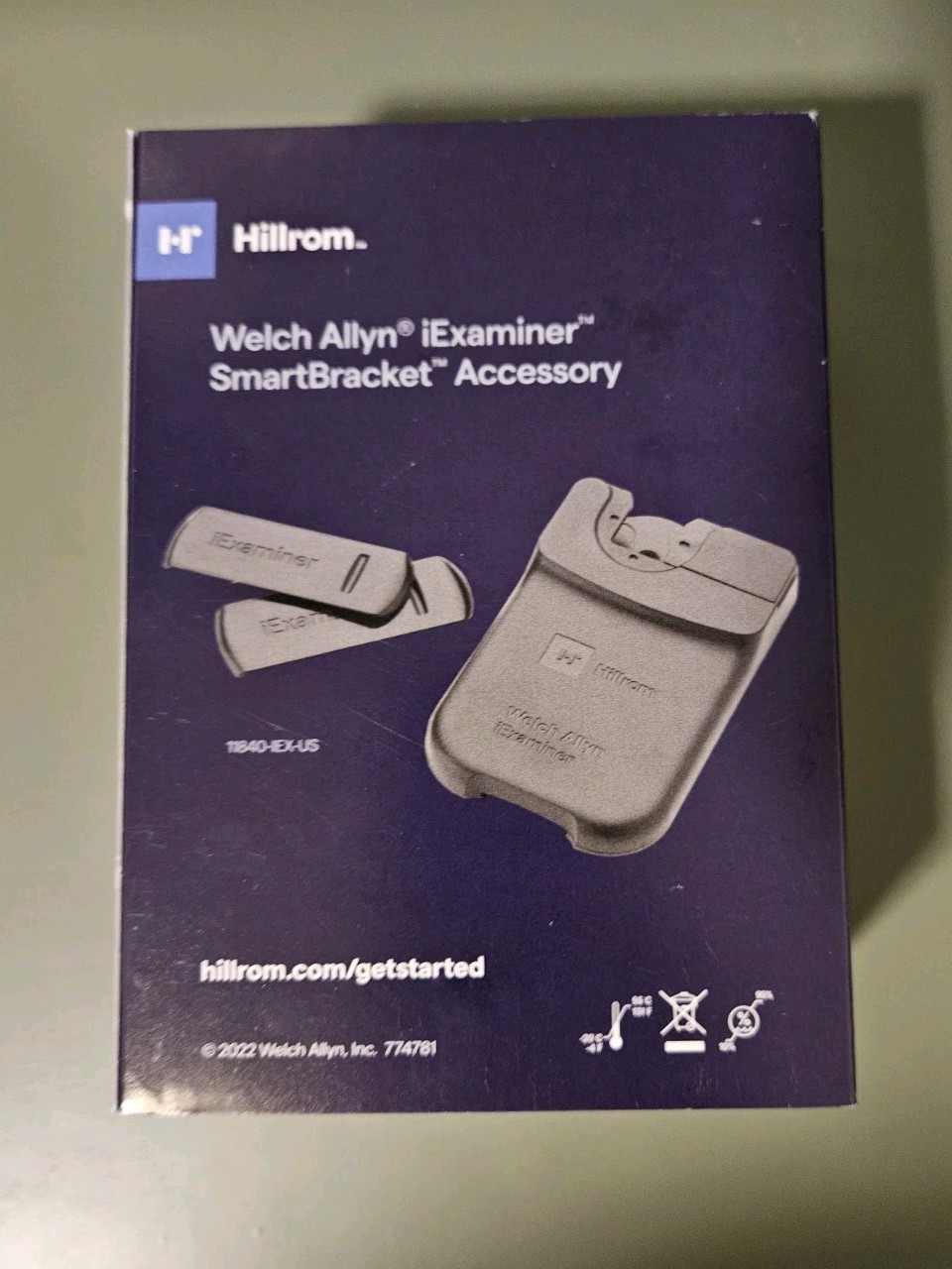 Hillrom Welch Allyn iExaminer SmartBracket Accessory. REF 11840-IEX-US, # 901020