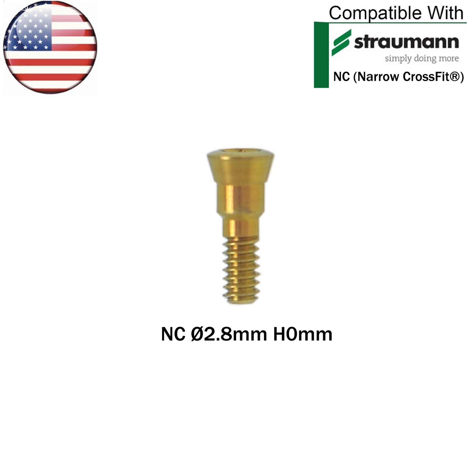 US Dental Closure Caps NC/RC Titanium Alloy Fit Straumann ITI BL/BLT
