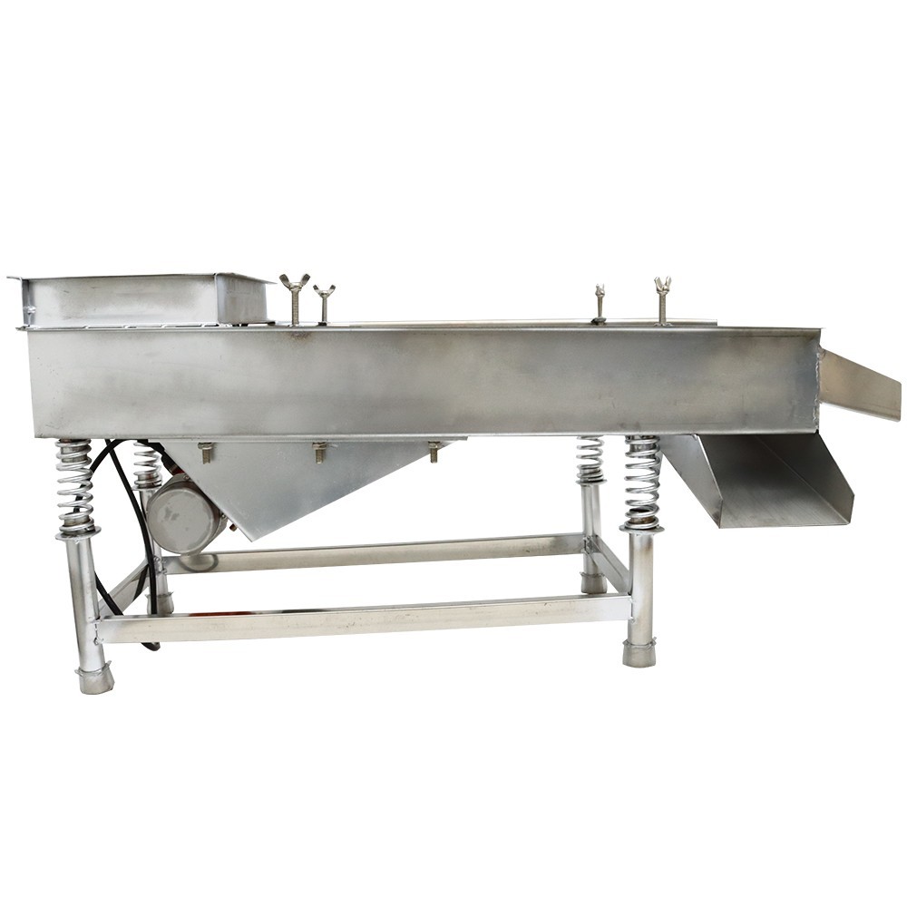 Open Box！Single Layer 3mm Linear Vibrating Screen Sieve Machine Industry Shaker