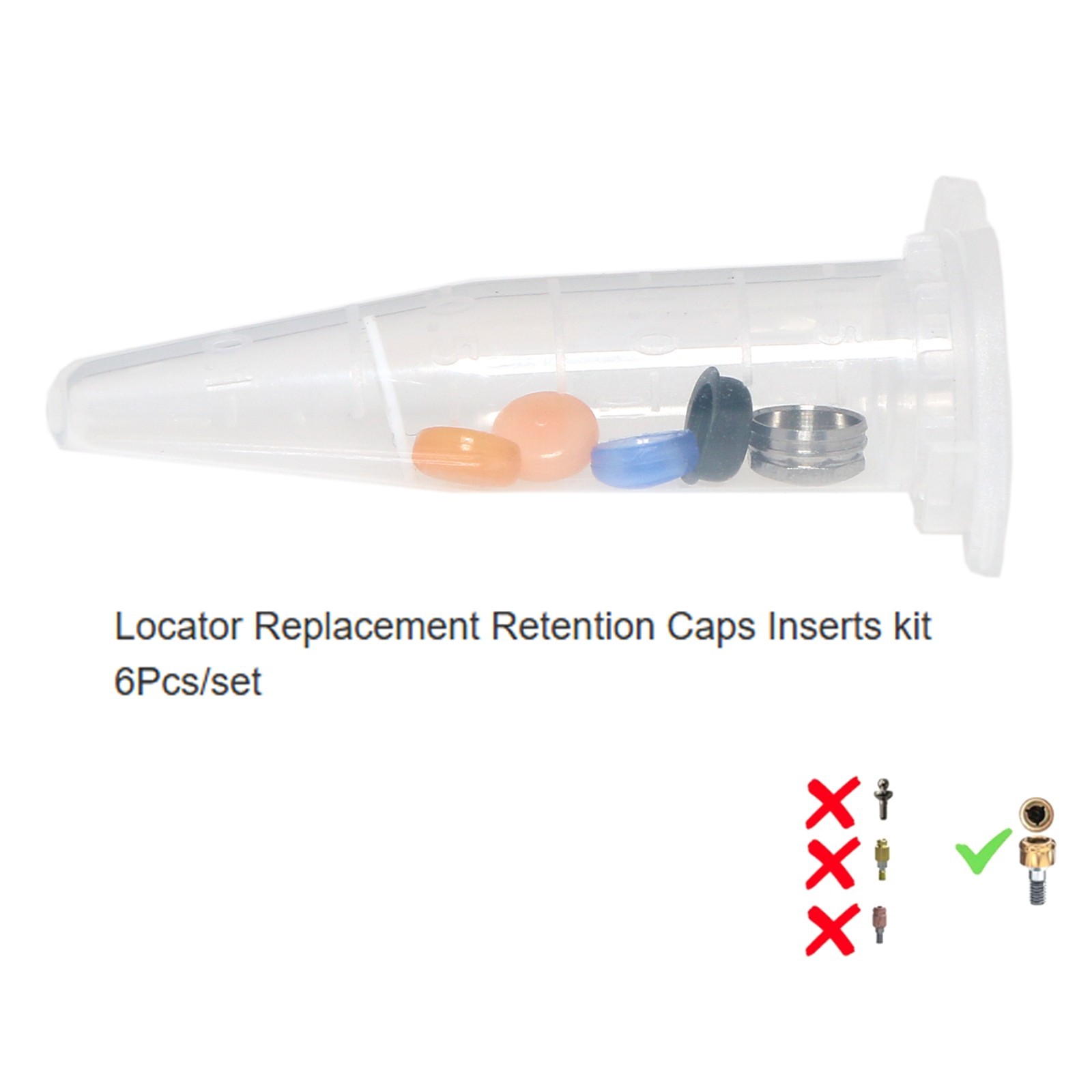 US Dental ZEST LOCATOR Overdenture Abutment For HIOSSEN ET Implant Mini/Regular