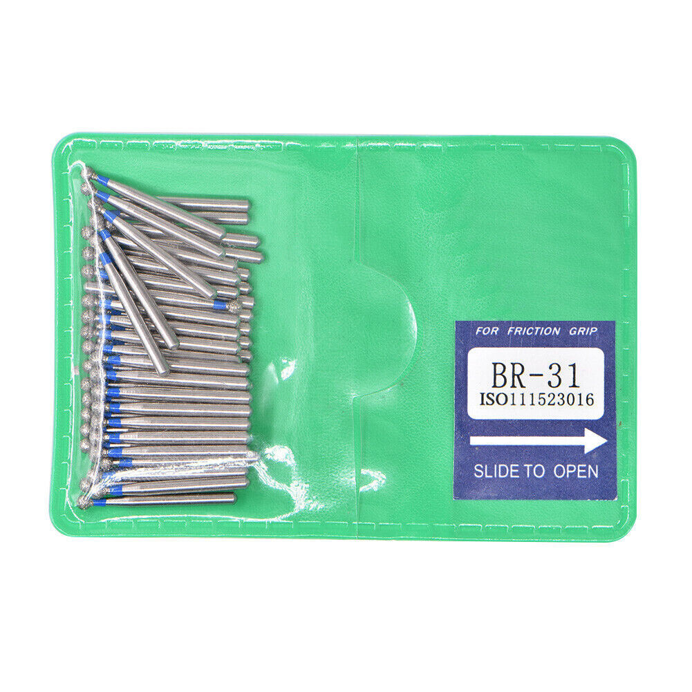 105 Type Dental High Speed Diamond Burs Smoothing Teeth Polishing Friction Grip