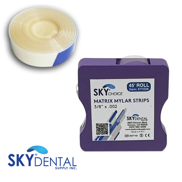 Matrix Strips 45′ Dental Roll Mylar Sky Choice