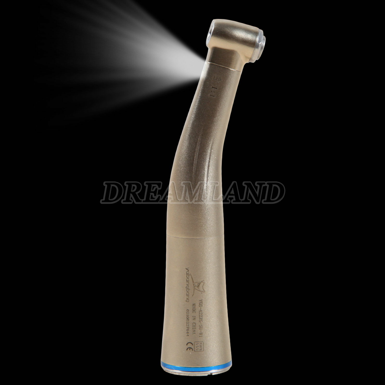 Dental Contra Angle Handpiece 1:1 LED Fiber Optic Low Speed φ2.35mm Fit Kavo NSK
