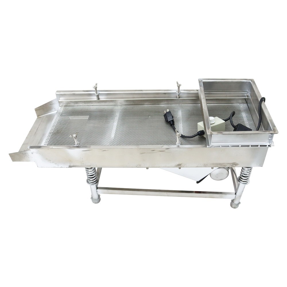 Open Box! Stainless Linear Vibrating Screen with 3mm Screen Mesh Single Layer