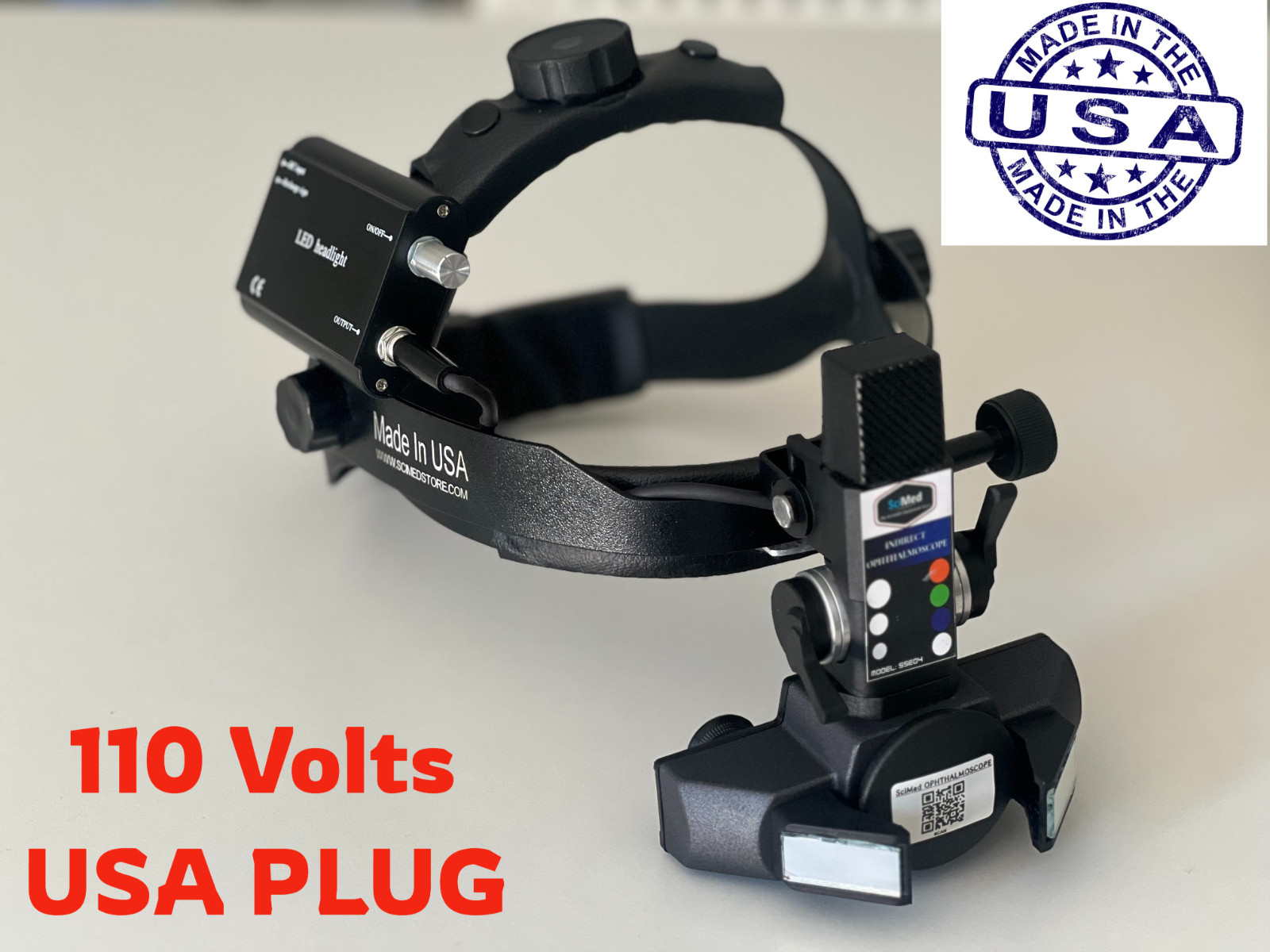 New Wireless Indirect Ophthalmoscope With 20 D Lens Shipping Free MADE IN USA