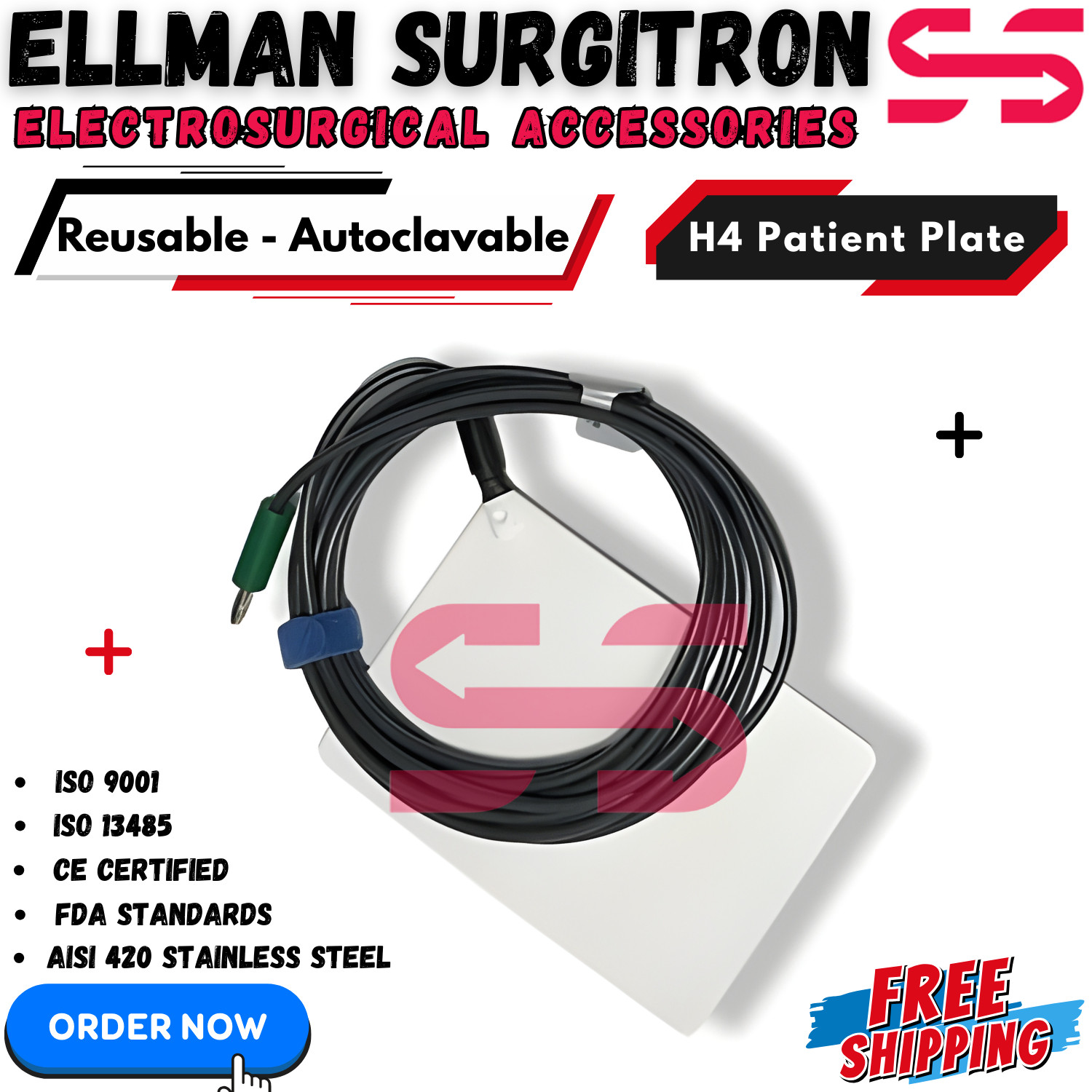 Ellman Surgitron FFPF/EMC/Dento Electrosurgical Accessories Autoclavable CE/FDA