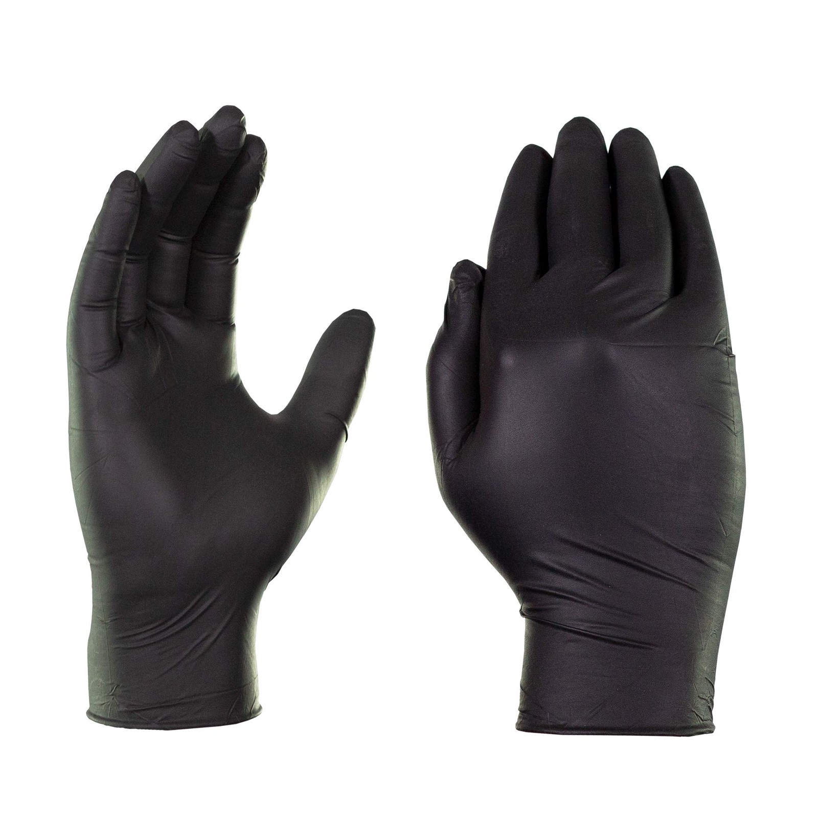 X3 Black Nitrile Disposable Industrial Gloves, 3 Mil, Latex/Powder-Free, Food…