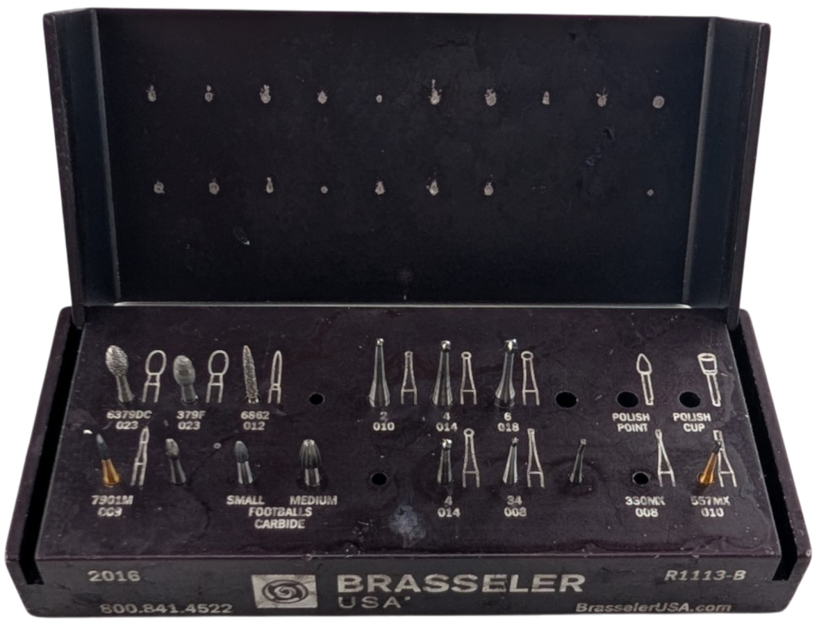Brasseler USA R1113-B Dr Barghouti Operative Kit Dental Bur Block Partial