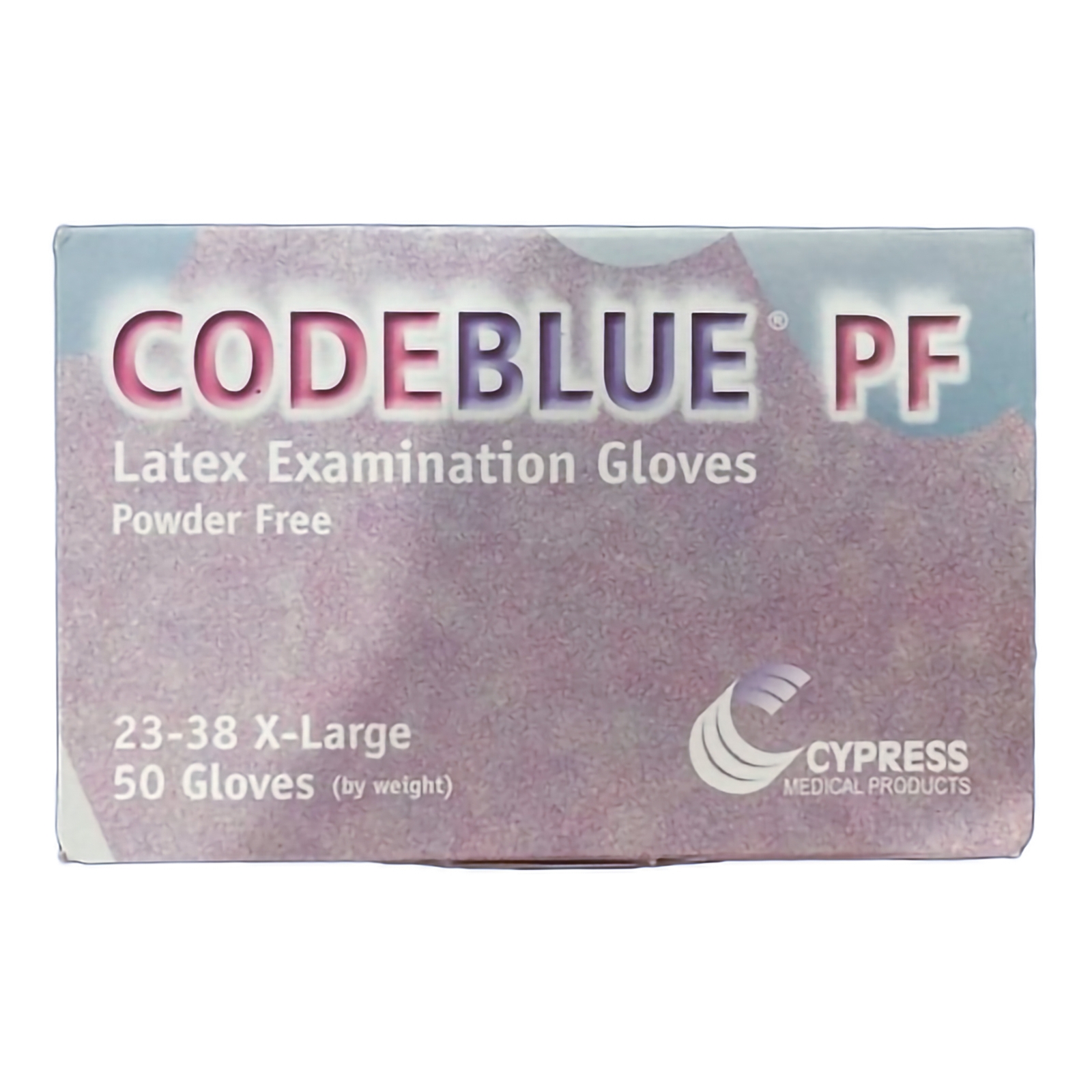 CODEBLUE PF Latex Exam Glove Extended Cuff Length X-LARGE 50 per Box