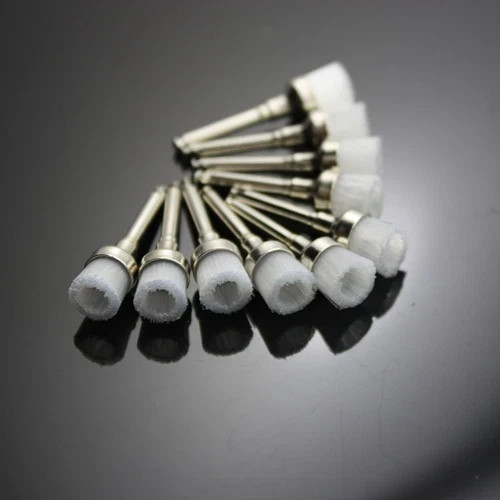 Dental Polishing Prophy Prophylaxis Brush Nylon RA Latch Type Bristle Flat/Taper