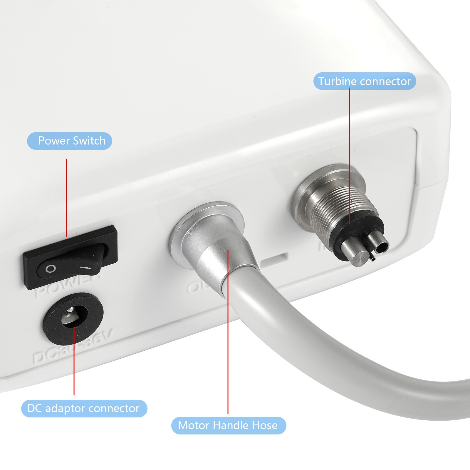 SANDENT Dental Brushless LED Electric Micro Motor Fit 1:1/1:5/16:1 Handpiece