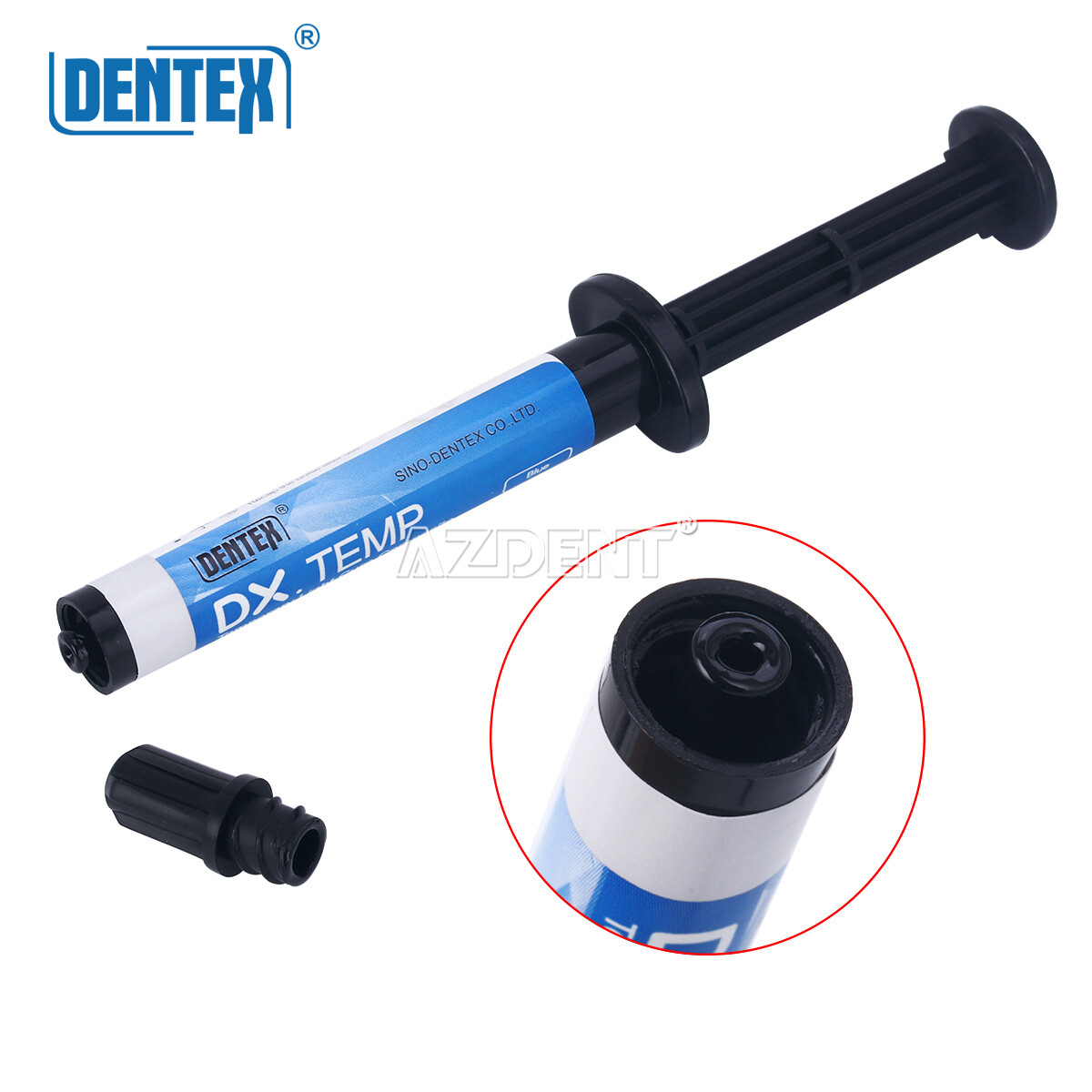 Dental Temporary Flow Light Cure Filling Composite Material Resin Blue Dentex US