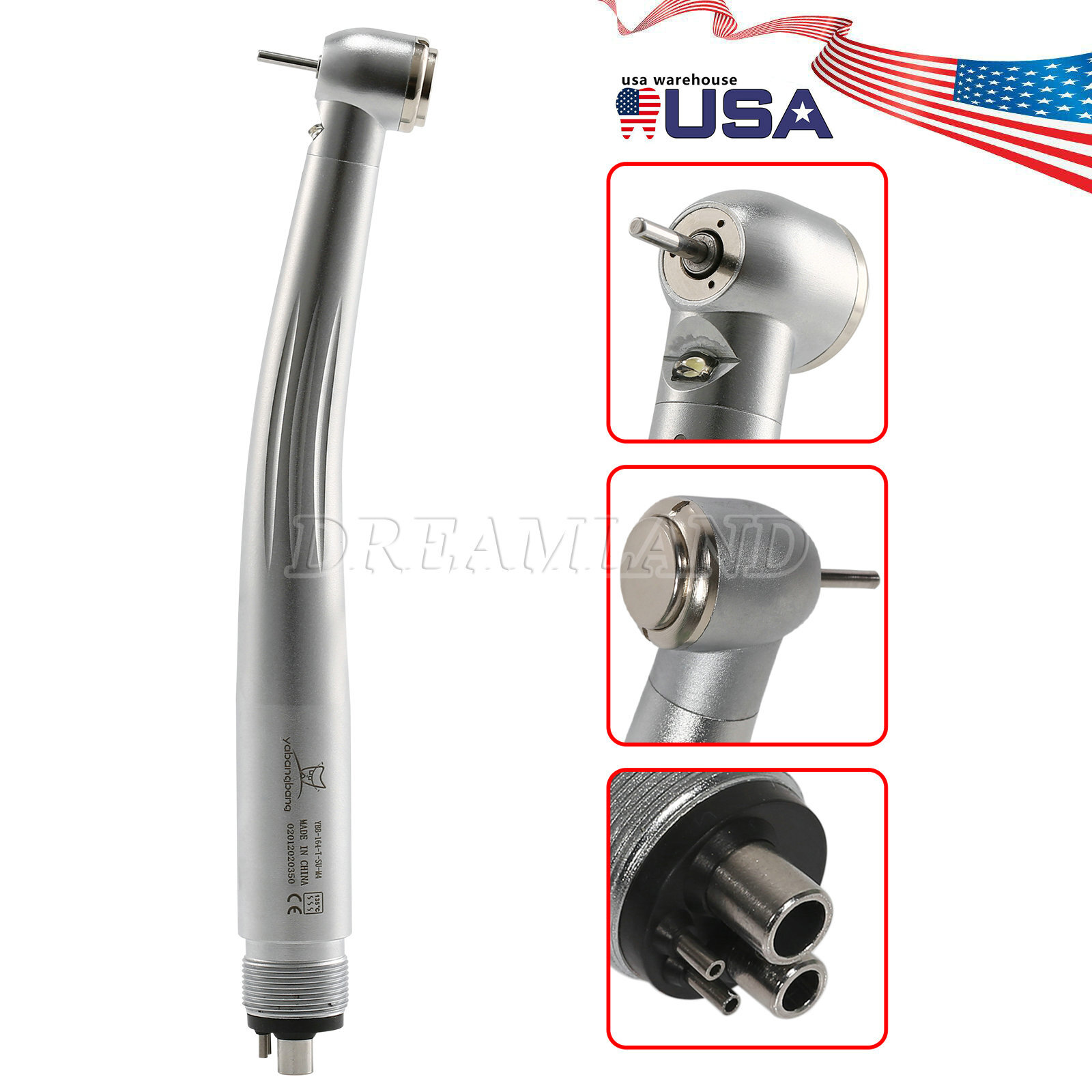 1-10 Yabangbang Dental (LED E-generator) High Speed Handpiece 4/2 Hole NSK Style