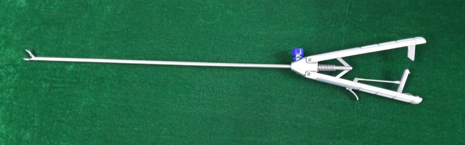 Laparoscopic V-shape Needle Holder Curvd Jaw Left 5mmx330mm Surgical Instruments