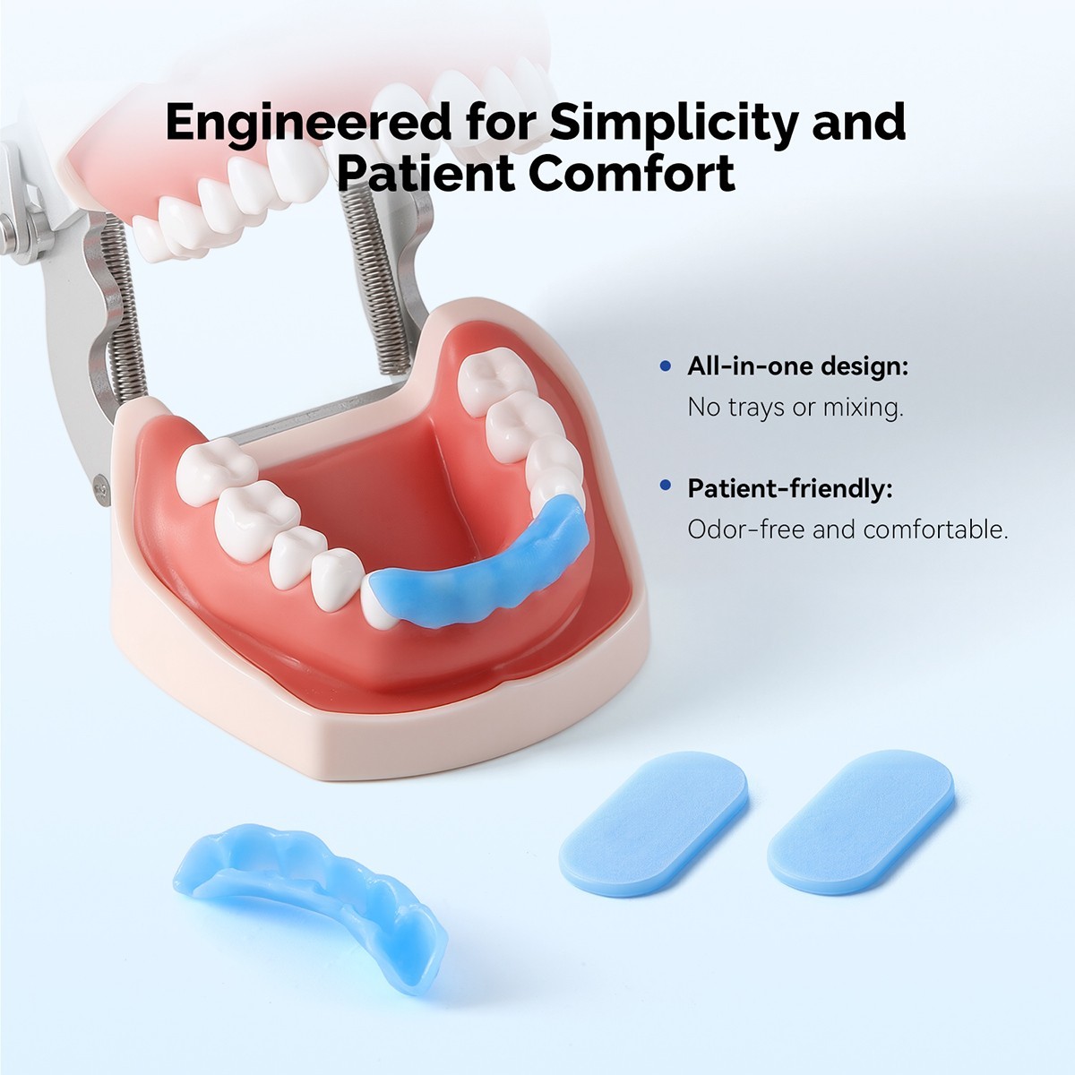 50pcs AZDENT Dental Temporary Crown Thermoplastic Impression Trays Molding Sheet