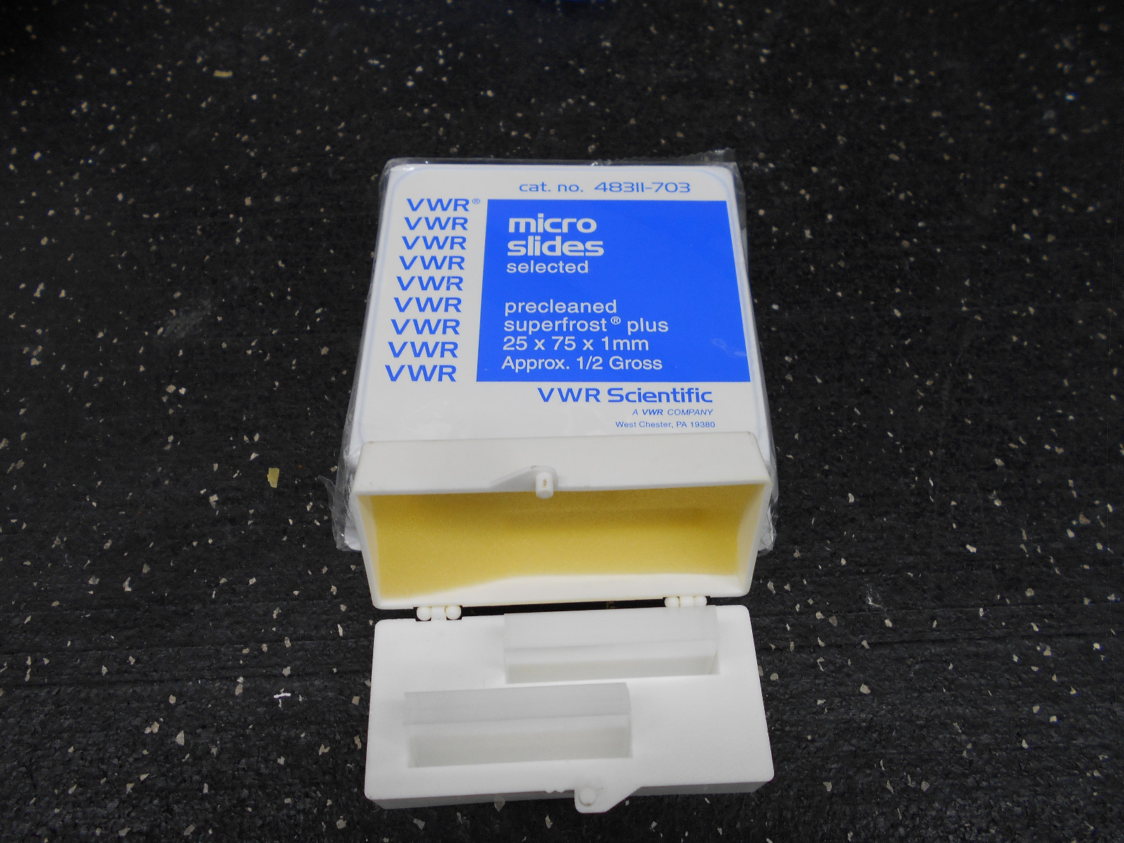 VWR SCIENTIFIC 48311-703 SUPERFROST PLUS SLIDES 24 X 75 X 1 MM & 48393 060 MIRCO