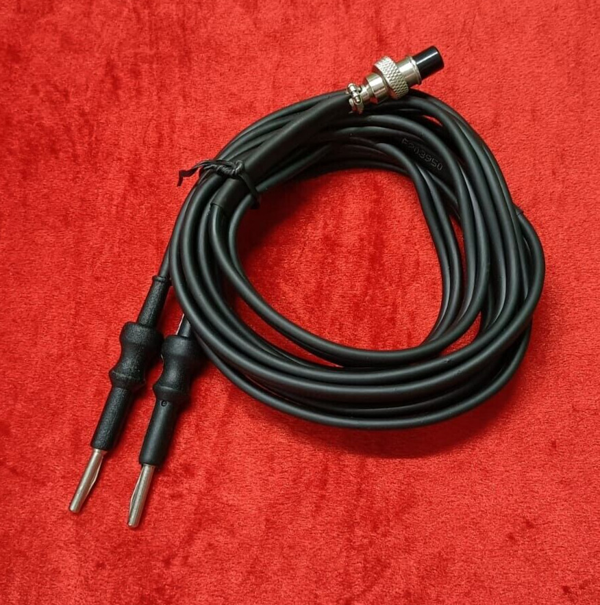 Laparoscopic Patient Plate Cable Cord With Round Connector Silicon Material -1pc