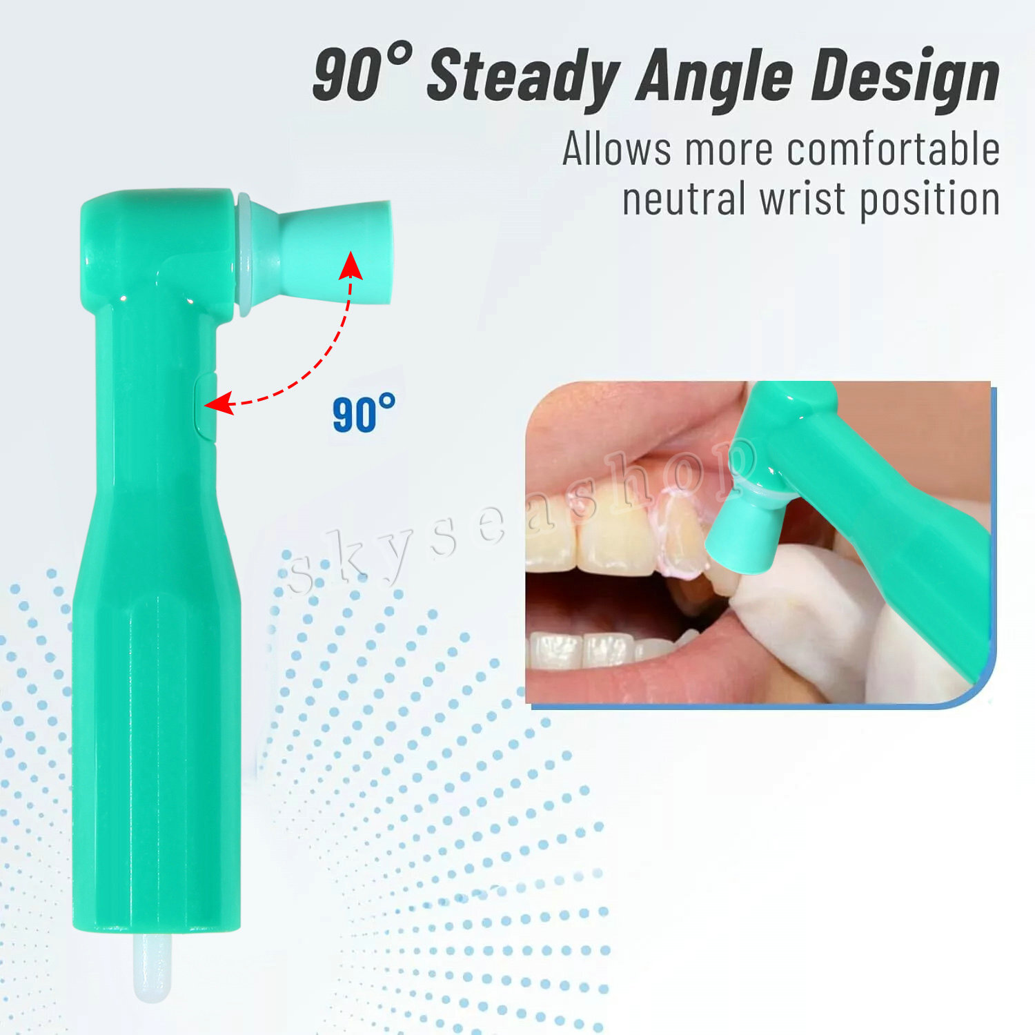 Dental Prophy Angles Soft Cup, Disposable & Latex Free (1 Box of 100pcs)