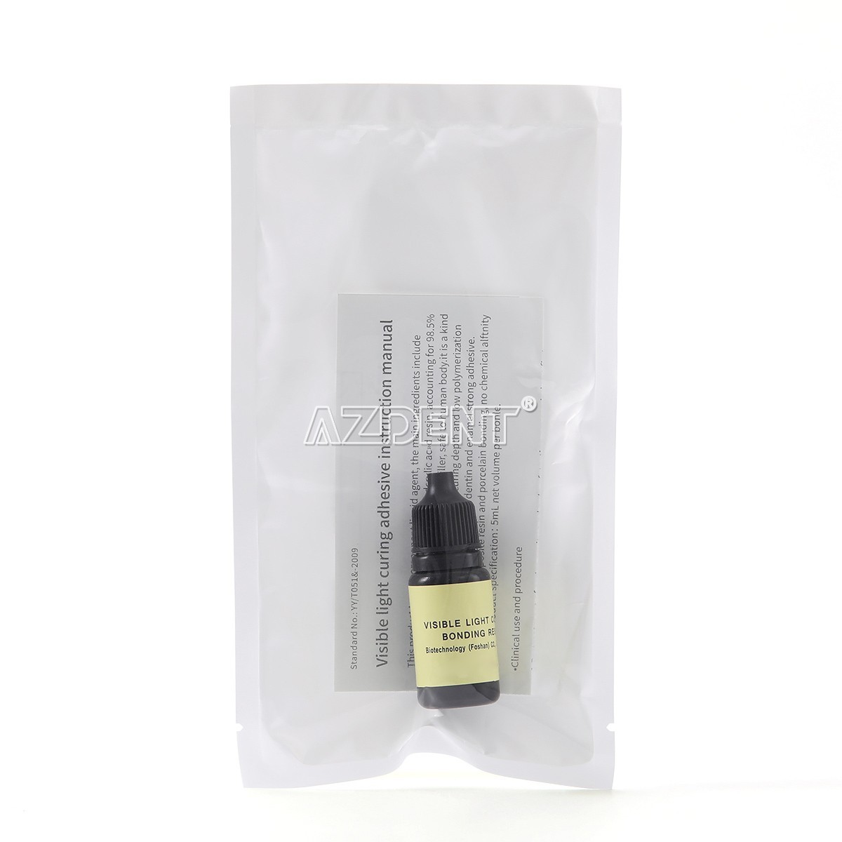 Dental Orthodontic Bonding Primer Bracket Light Cure Adhesive Paste Syringe Kit