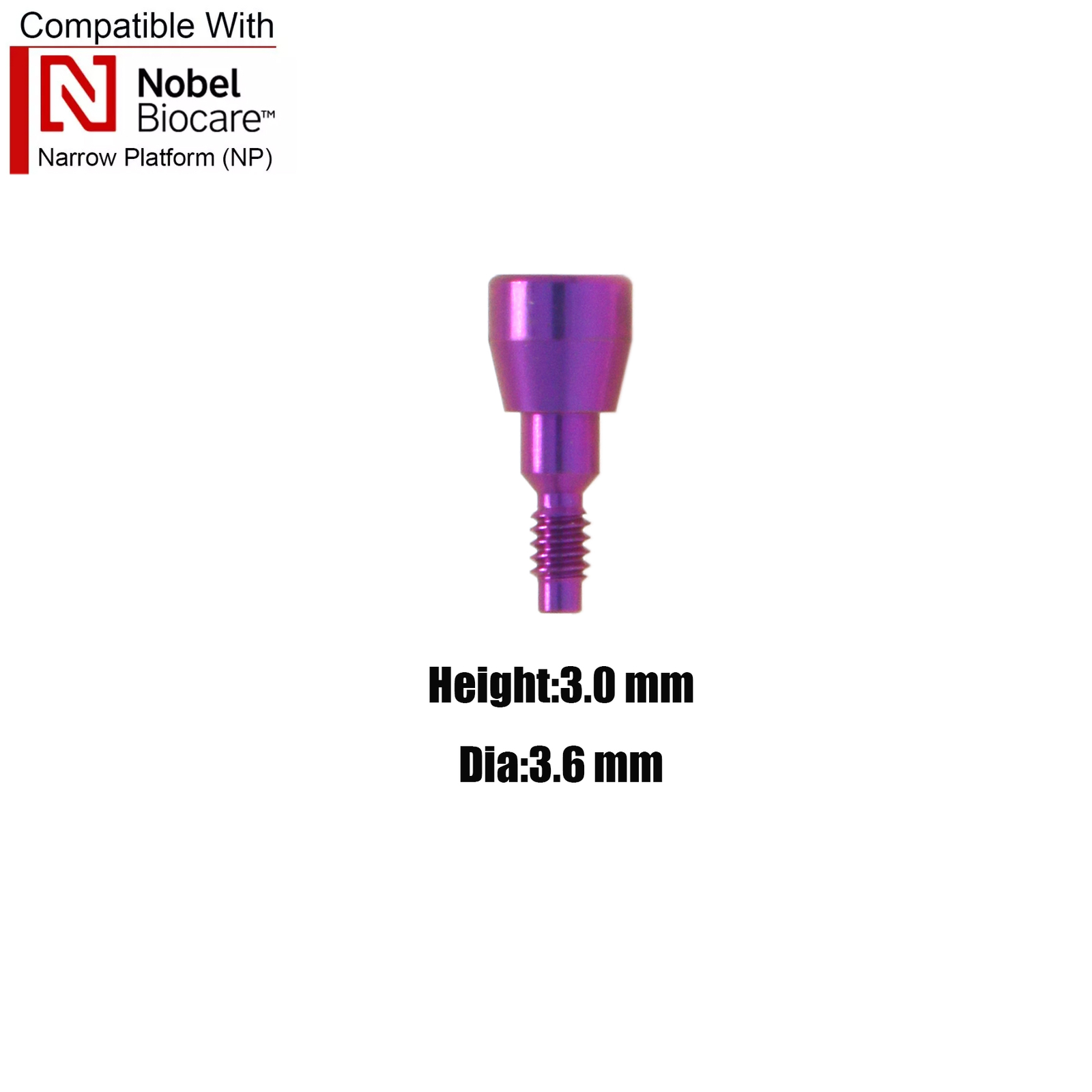 US Fits Nobel Biocare Kit Locator/Healing Abutments Scan Bodies Lab Analog NP/RP