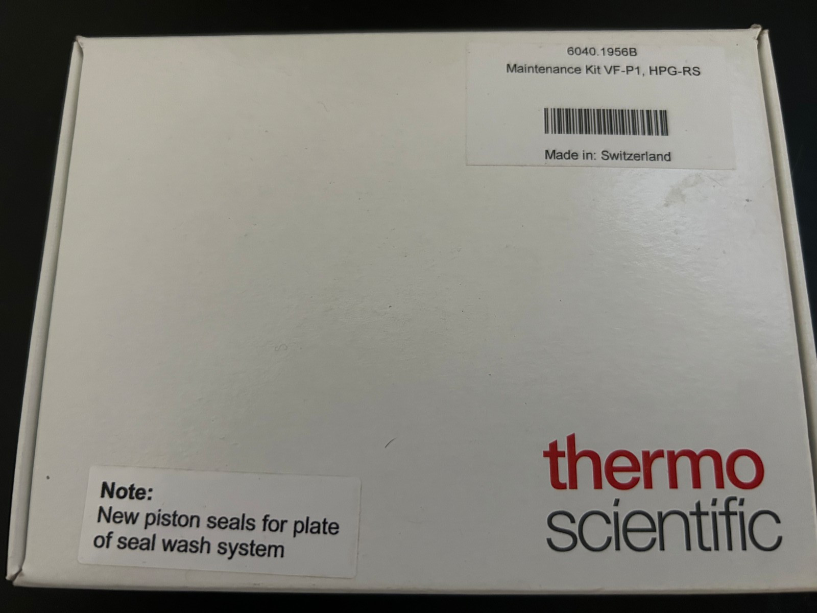 2X Thermo Scientific P/N: 6040.1956B Maintenance Kit VF-P1, HPG-RS Two kits