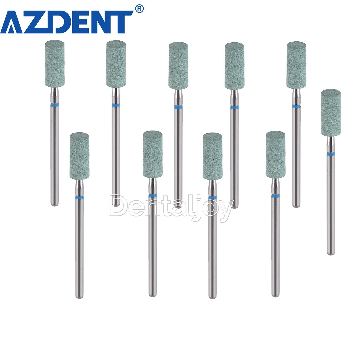 10X Dental Lab Ceramic Diamond Grinder Zirconia Porcelain Polisher Bur HP CD2123