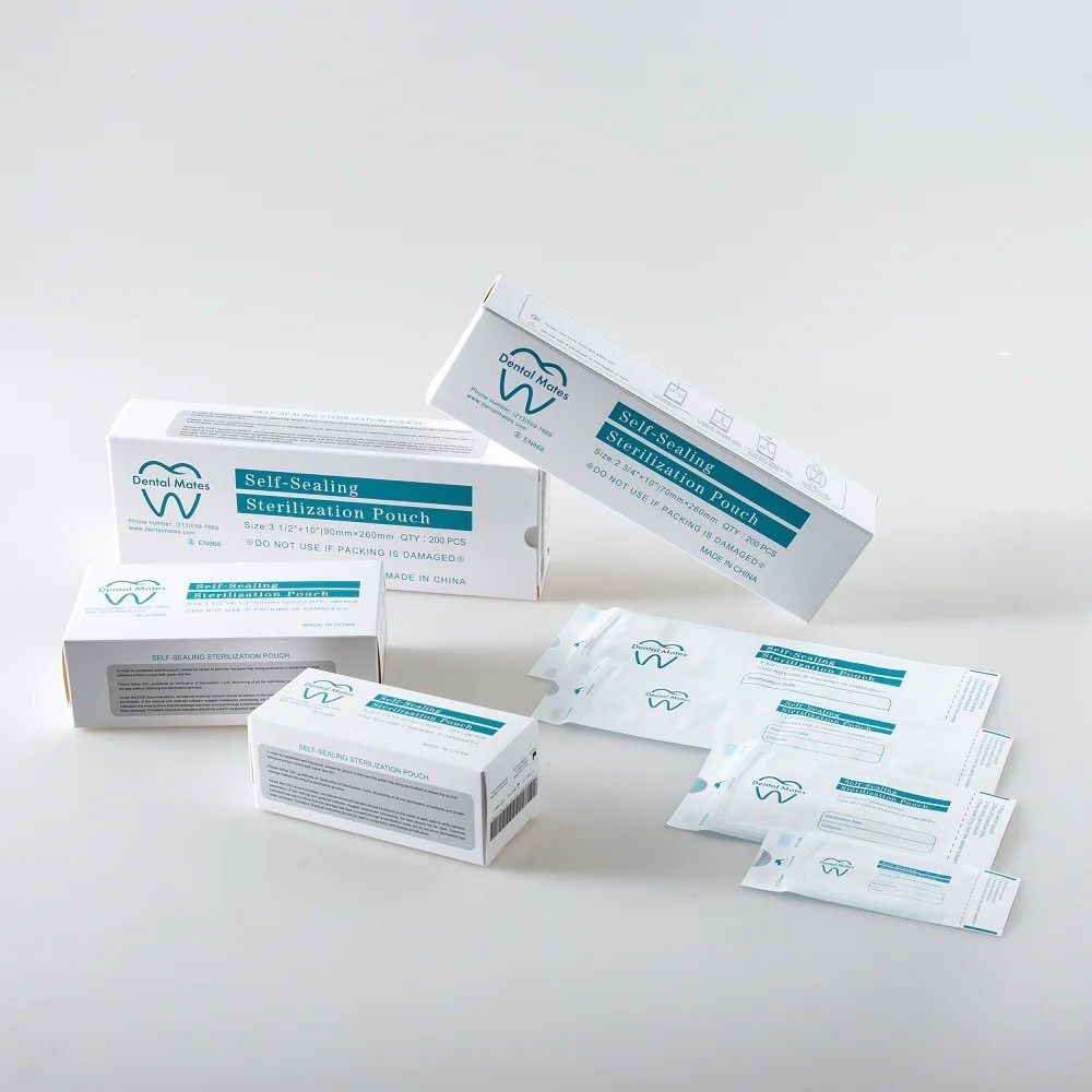 3.5×10 Autoclave Sterilization Pouches – Self-Sealing for Dental Clinic & Tattoo